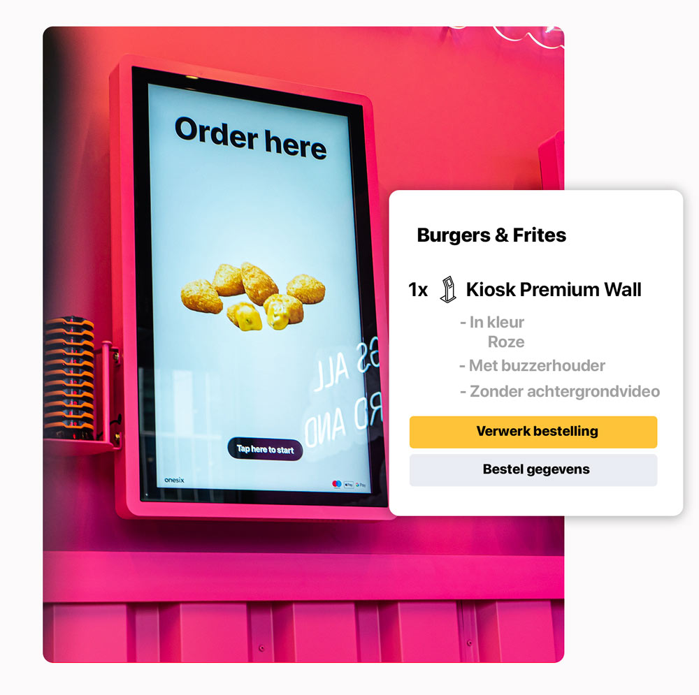 Bestellingen Onesix Kiosk